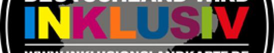 Logo der Inklusionslandkarte. Logo der Inklusionslandkarte.