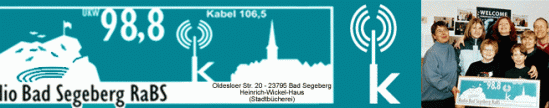 Radio Bad Segeberg, Bild: Radio Bad Segeberg Radio Bad Segeberg, Bild: Radio Bad Segeberg