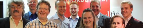 Der neue alte Vorstand der Norderstedter SPD (Foto: SPD) Der neue alte SPD-Vorstand