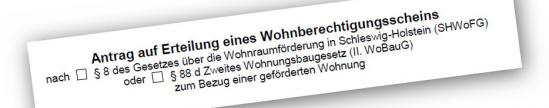 Antrag auf geförderten Wohnraum, Foto: Infoarchiv Antrag auf geförderten Wohnraum, Foto: Infoarchiv
