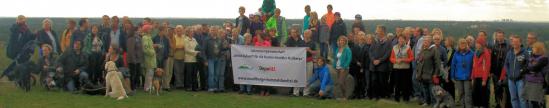Protest gegen die neue Mülldeponie © S. Knop Protest auf dem Hummelsbüttler Müllberg