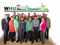 Die Wählergemeinschaften WHU und BfB lehnten die Kostensteigerungen zweier Kita-Projekte ab, fordern strengere Bau- und Vergabe-Regeln (Foto: WHU). WHU-KandidatInnen zur Kommunalwahl 2013